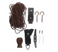 DECHOUS 1 Kit di Cordina per Tende in bambù Accessori per Tende a Pacchetto in bambù Viti Cieche Domestiche Parti di Riparazione per Tende Persiane Corda per Tende Poliestere