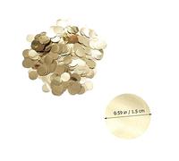 DECHOUS 1 Pacchetto Decorazione Per Matrimoni A Palloncini Trasparenti Coriandoli Dorati