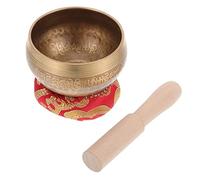 DECHOUS 1 Set Ciotola Musicale Ciotole Di Meditazione Ciotola Sonora Mini Ciotola Meditativa Ciotole Sonore Per Lo Pregare Ciotola Stoffa Golden Colore Casuale