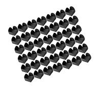 DECHOUS 1 Set Confezione Da Pz Vassoi Per Cioccolato Alimentare Fodere Decorativi Per Dolci E Cioccolatini Per Matrimoni E Compleanni Nero 200 Pezzi