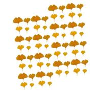 DECHOUS 1 Set Finte Decorazioni con Foglie Autunnali Artificiale Falso Felci Piante Artificiali da Esterno Grandi Felce Finta Giochi da Giardino Giganti Tic Yellow Panno di Seta 108 Pezzi
