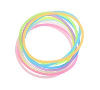 DECHOUS 10 Pezzi Bracciale in Silicone Colorato Bracciali da Uomo Espositore per Bracciali Braccialetti a Banda Manuale Espositore Trasparente Espositore CD Bande di Silicone Gel di Silice