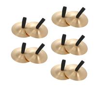 DECHOUS 10 pezzi Cymbali da Danza per Strumento Musicale Percussivo per Sviluppare La Creatività Strumenti Percussione per Ballo e Divertimento Sicurezza e Comfort per Dita per Insegnare