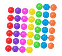 DECHOUS 100 pezzi Palline Colorate Rotonde per Piscina e Giochi da Interno Leggere e Antiurto per Vasche Palline Tende e Piste per Colori Misti