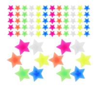 DECHOUS 108 Perline Colorate per Raggi di Bicicletta a Forma di Stella, Accessori Decorativi in Plastica per Ruote di Bici e Adulti, Clip Leggere per Ciclismo Notturno e Eventi Sportivi