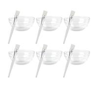 DECHOUS 12 pezzi Ciotole e Pennelli per Maschere Viso Trasparenti Kit Leggero e Riutilizzabile per Bellezza Fai da Te per Cura Casa Viaggio