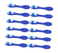 DECHOUS 12pezzi Spazzolini Da Dente Con Setole Morbide Per Detenuti Design Corto Per Uso Istituzionale e Viaggi Pulizia Dei Denti