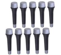 DECHOUS 16pezzi Microfono Di Simulazione Accessorio Microfono Realistico Per Giocattolo Cosplay Modellazione Leggero e Sicuro Per Prolungato