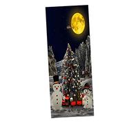 DECHOUS 1pezzi Adesivo Murale Natalizio Rimovibile Per Porta Decorazione Finestra e Parete Adesivo Per Ambienti Interni Ed Esterni Per Vetrine Negozi e Case Addobbi Festivi Per Natale
