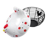 DECHOUS 1pezzi Cesto Di Frutta in Ferro Battuto Cestino Per Uova e Verdura Contenitore Creativo Per Alimenti Organizer Per Frutta e Verdura Cesto Portaoggetti Per Casa Per Conservare Snack