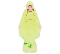 DECHOUS 1pezzi Statua Religiosa Luminosa Plastica Per Decorazione Della Chiesa Statuetta Creativa Della Per Arredo Casa e Ufficio Ornamento Religioso Fosforescente Per Simboli Cattolici