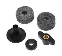 DECHOUS 1set Impostato Porta Bacchette Supporto Per Piatto Rullante Accessori Di Batteria Accessori Per Piatti Accessori Per Percussioni Supporto Per Piatto a Tamburo Feltro Black