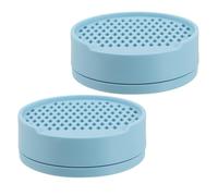 DECHOUS 2 Pezzi Attrezzo Manuale per Cucina per Sgranare e Macinare Cereali e Grano Design Compatto in Plastica Blu, per Preservare i Nutrienti in Casa