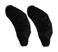 DECHOUS 2 Pezzi sovraccoperta Copertura WC Nera Copertura Elastica Serbatoio WC Protezione Antipolvere per WC Coperchio di Coperchio del gabinetto coperchi Serbatoio WC Poliestere Black