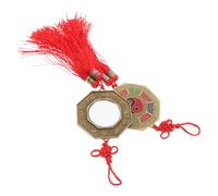 DECHOUS 2 pezzi Specchi Bagua Feng Shui Ottagonali con Elementi Tai Chi e Dodici Segni Zodiacali Decorazione da Parete Protettiva per Casa e Negozio Porta Fortuna e Armonia