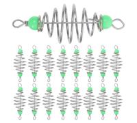 DECHOUS 20 Pezzi Trappole da Pesca Luminose in Acciaio Resistente Accessori Carpfishing Portatili per Pasturatore in Laghi Fiumi e Torrenti
