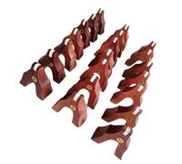 DECHOUS 21 Pezzi Ponti Guzheng in Legno Rosso, Pilastri di Supporto Resistenti e Antiscivolo, Accessori Guzheng per Strumenti a Corda, Sostituzione Professionale e Trasportabile