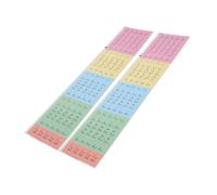 DECHOUS 2pezzi Adesivi in Scala Guzheng Decalcomanie Pratiche Per Appunti Cinesi Accessori Ausiliari Leggeri Facili Da Incollare e Strappare Senza Danni