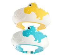 DECHOUS 2pezzi Cuffie Per Doccia Per Ragazzo Cappello Per Shampoo Per Ragazzo Protezione Per Occhi e Orecchie Durante Lavaggio Dei Materiale Facile Indossare e Rimuovere