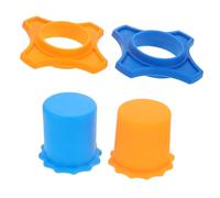 DECHOUS 2set Anello Protettivo in Silicone Per Microfono Accessori Per Karaoke Anello Antirollio Forma Esagonale Per Stabilità Presa Migliorata Design Antiscivolo Per Ktv Studi Di Registra