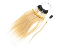 DECHOUS 30 pezzi Campioni Colore Capelli Veri Kit Test Tintura Parrucchieri Campione Analisi Capelli Bambina Salone