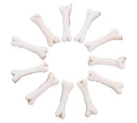 DECHOUS 30 Pezzi Ossa Finte in Miniatura per Halloween Decorazioni Scheletro Fai da Te Accessori Mini Ossa Scheletro Teschio per Feste e Cosplay