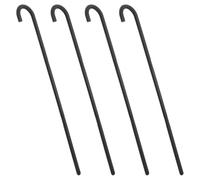 DECHOUS 4 Pezzi Bastone da Passeggio Design Leggero e Staccabile per Costume da Incantatore in Plastica Nera Stile Vintage per Feste di Halloween e Cosplay