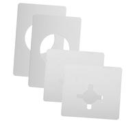 DECHOUS 4 Pezzi Scheda di Riparazione della Serratura della Porta Kit Riparazione Serratura Kit Riparazione Serrature Serratura per Porta Divisa riempitivo per Bocchetta Porta Silver