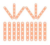 DECHOUS 40pezzi Fasce in Silicone Arancioni per Bigodini Elastiche e Resistenti al Calore Accessori per Styling Capelli Casa e Salone