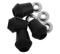 DECHOUS 4pezzi Accessori Per Supporti Per Batteria Gambe Per Speroni Per Grancassa Staffa Per Batteria in Plastica Resistente Con Piedini in Gomma e Di Bloccaggio Per Gambe Di e Hardware p