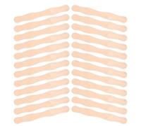DECHOUS 50 Pezzi Bastoncini Artigianali in Legno Beige, Stecche per Lavoretti Fai e Modelli Diy, Manici per Ventaglio, e Adulti, per Progetti Creativi