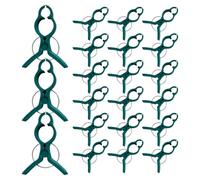 DECHOUS 50 Pezzi Clip per Piante da Giardino in Plastica Flessibile per Sostegno Pomodori e Rampicanti Clip Fissaggio Steli Resistenti e Riutilizzabili per Orto e Vaso
