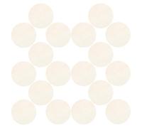 DECHOUS 50 pezzi Dischi Esfolianti Viso Loofah Naturale per Pulizia Profonda Spugne Detergenti Beige per Corpo e Viso Scrubber Esfoliante Compatto e Assorbente per Cura