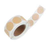 DECHOUS 500 Pezzi Etichette Rotonde Autoadesive in Carta Kraft Beige, | Imballaggi Alimentari e Confezioni, Formato Rotondo, Adesive, Personalizzate, Pratiche per Etichette