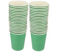DECHOUS 50pezzi Paper Cups for Patrick's Day Party Reusable Teacups for Kids Projects and Celebrations