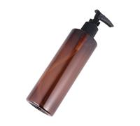 DECHOUS 6 pezzi Flaconi da Viaggio in Plastica Pet con Pompa Pressione Bottiglie Ricaricabili Marroni per Gel Doccia Shampoo Lozioni e Saponi Accessori da Viaggio Pratici e Colore Casuale