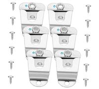 DECHOUS 6 Pezzi Gancio Per Microfono Clip Del Microfono X Clip Per Appendere Il Microfono Portatile Supporto Per Microfono Per Microfono Clip Per Microfono Silver Acciaio Inossidabile