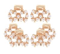 DECHOUS 6 Pezzi Mini Mollette per Chioma Perle Piccole Clip ad Artiglio Antiscivolo Accessori Leggeri e Portatili per Ragazze per Acconciature Quotidiane e Regali