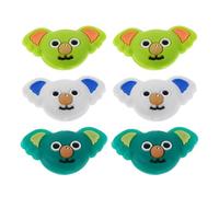 DECHOUS 6 Pezzi Smorzatori per Corde da Racchetta da Tennis a Forma di Koala Kawaii, Riduttore di Vibrazioni per Racchette, Accessori Divertenti e Adulti, Adatti per Allenamento Indoor