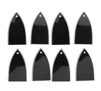 DECHOUS 8pezzi Piastra del Manico per Basso Elettrico di Copertura per Truss Rod Sostituzioni di Copertura per Truss Rod per Chitarra Parti di Ricambio per Manutenzione degli Strumenti Mus