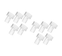 DECHOUS Accessori per Tiralatte Manuale Valvole a Becco D’anatra in Silicone per Mamme, 10 Pezzi Antigoccia Anti Ritorno, Compatte e Leggere per Allattamento e Conservazione del Latte