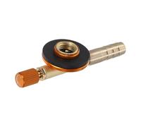 DECHOUS Adattatore Valvola per Gas da Campeggio Portatile, Convertitore per Bombole Propano e Butano, Collegamento Sicuro per Fornelli e Barbecue da Esterno, Compatto e Leggero per