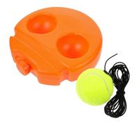 DECHOUS Allenatore Tennis Autodidatta con Base Robusta e Palla Rimbalzante Arancione Strumento Allenamento Sportivo per Adulti e Teenager Migliora Riflessi e Coordinazione Occhio-mano Uso