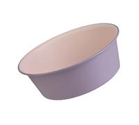 DECHOUS Bacinella Lavapiedi Plastica Spessa e Capiente con Base Antiscivolo Vaschetta Multiuso per Pediluvio e Lavaggio Viso Design Blocchi di Colore per Casa e Salone