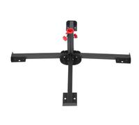 DECHOUS Base in Acciaio Inox Albero di Natale Pieghevole Supporto Nero | Supporto Robusto, Gambe Incrociate Ispessite, Uso Esterno Versatile, per Ombrelloni Grandi e Feste