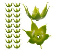 DECHOUS Base per Bouquet di Rose in Plastica 60 Pezzi Accessori per Composizioni Floreali Fai da Te Sepali Finti Verdi Forniture per Decorazioni Matrimonio e Casa