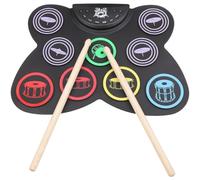 DECHOUS Batteria Elettronica Arrotolabile in Silicone per Esercitarsi Tamburo Giocattolo Portatile per e Adulti Set Compatto Collegamento Cuffie e Amplificatore per Pratica Silenziosa