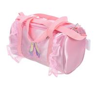 DECHOUS Borsa da Danza in Raso Rosa per Giovani Ballerine, Spaziosa e Comoda per Organizzare Accessori di Balletto Durante i Viaggi