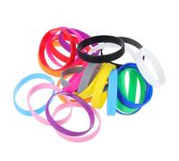 DECHOUS Braccialetti in Silicone Morbidi Multicolore, 24 Pezzi per Attività Ricreative e Decorazioni Festival, per Team Building e Tutte le Età