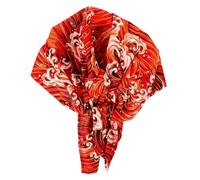 DECHOUS Cappello da Chef Giapponese per Sushi Cappello da Cuoco per Cameriere di Cucina Turbanti Bandana con Teschio per Uomo E Donna Rosso